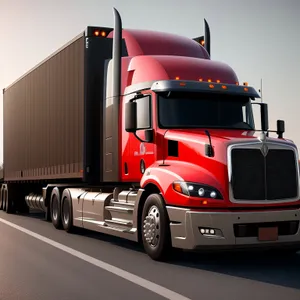 Freight Hauler on the Highway