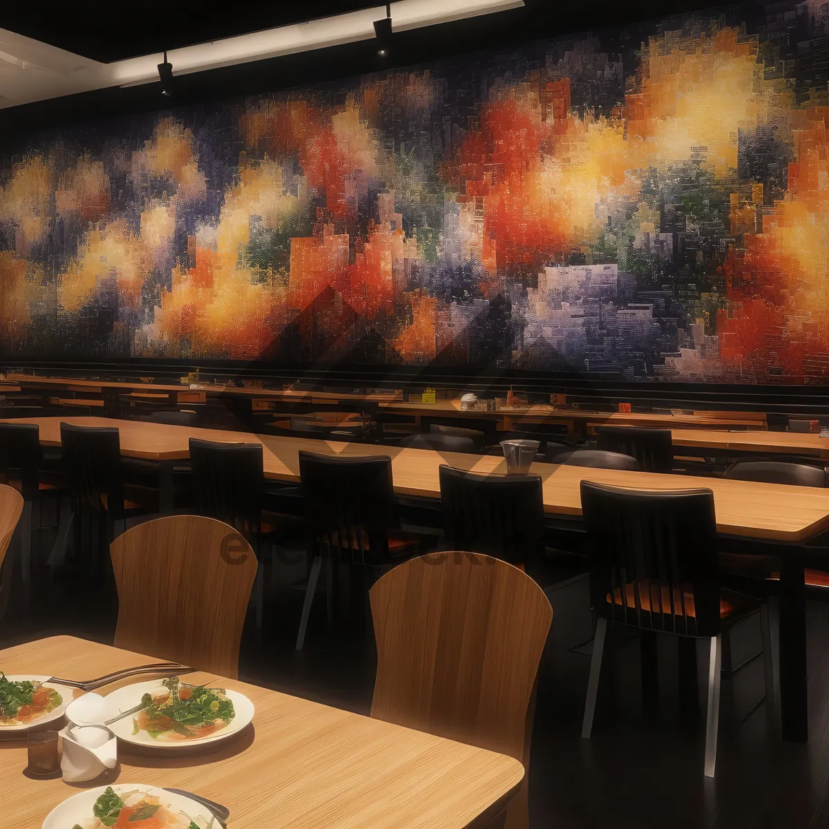 Picture of Modern home interior with grand piano and chair