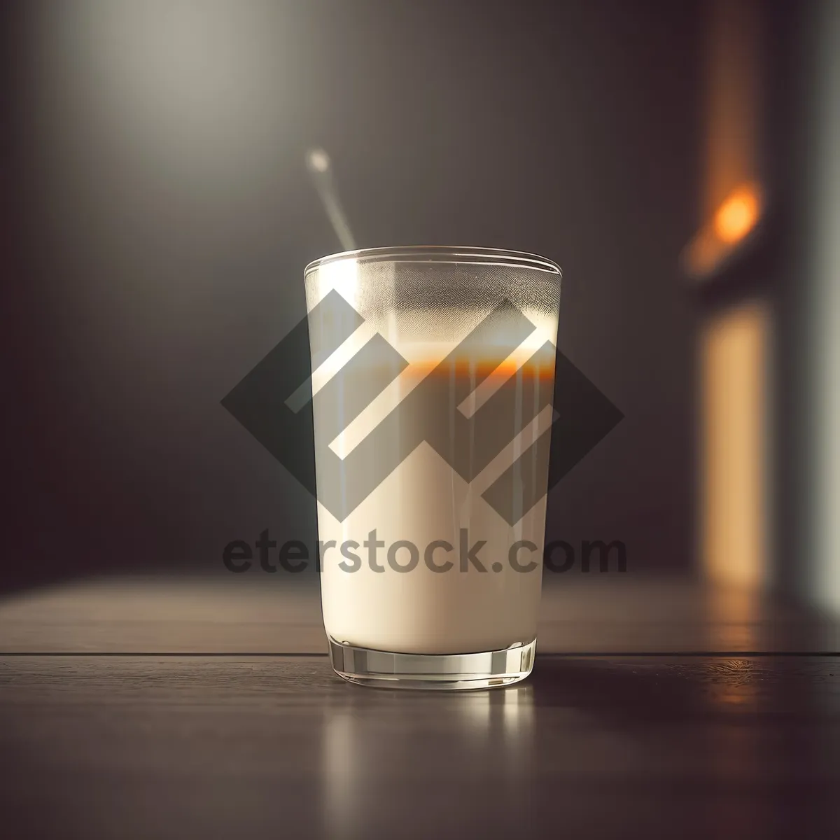 Picture of Refreshing Eggnog Punch in Glass Cup