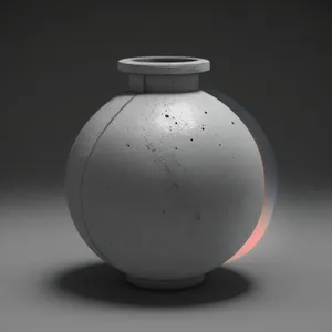 Elegant Porcelain Vase: A Delicate China Container