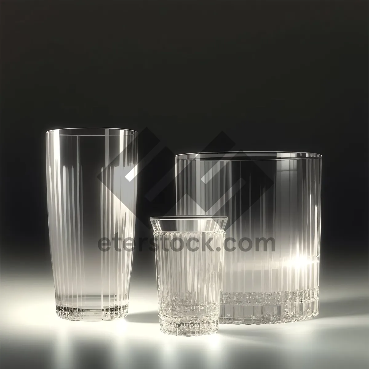 Picture of Crystal Champagne Glass with Bubbly Celebration