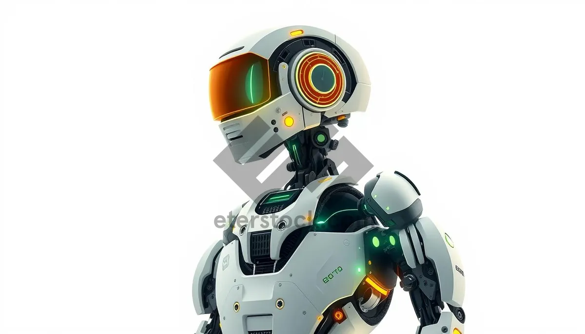 Picture of Cartoon 3D Technology Man Robot Character Render