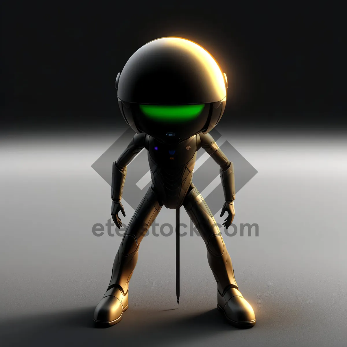 Picture of Time Management Business Character - 3D Cartoon Puppet