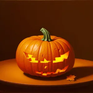 Autumn Harvest Celebration: Spooky Jack-o'-Lantern Decoration