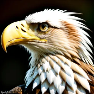 Bald Eagle - Majestic Predator with Piercing Gaze