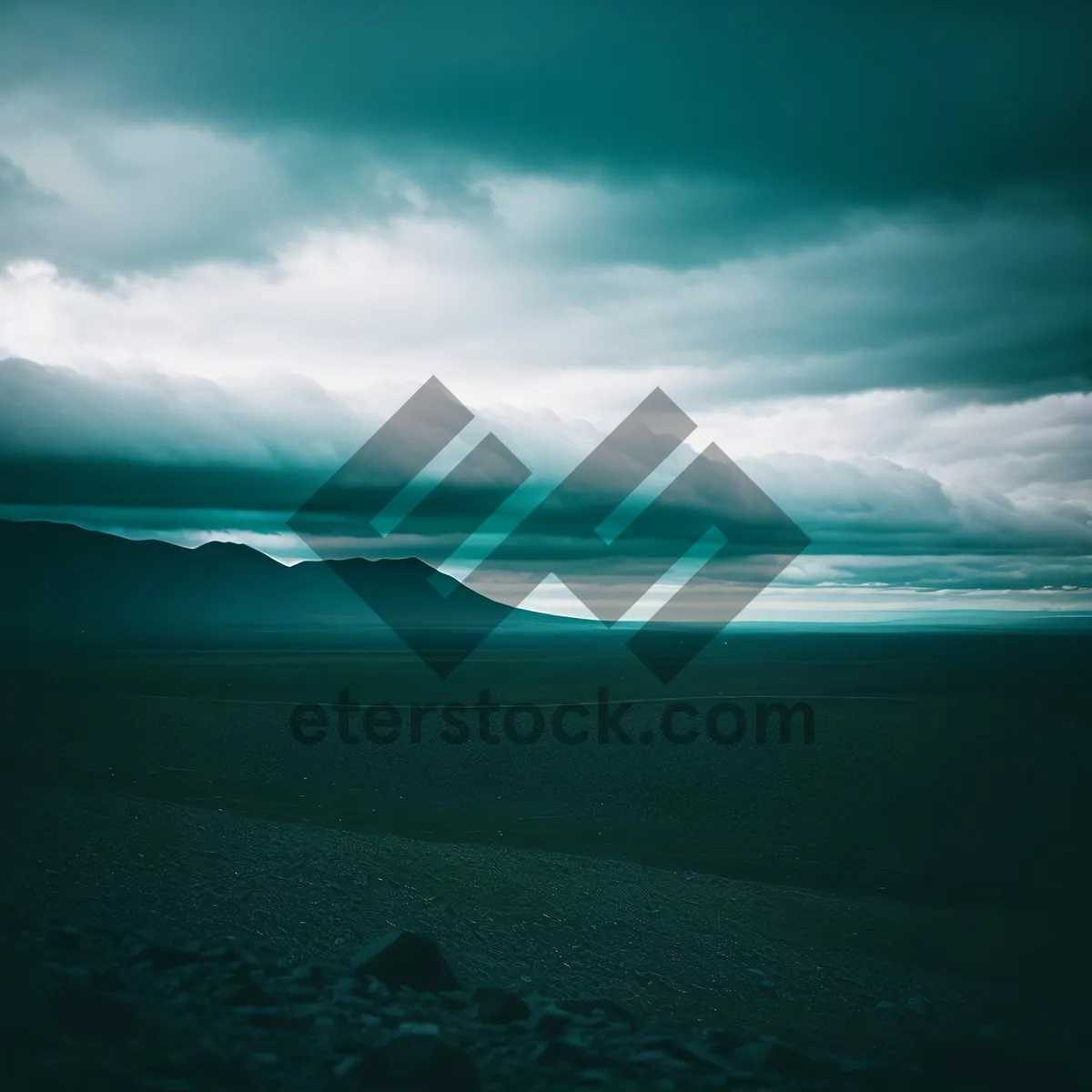 Picture of Serene Sunset over Ocean Waves