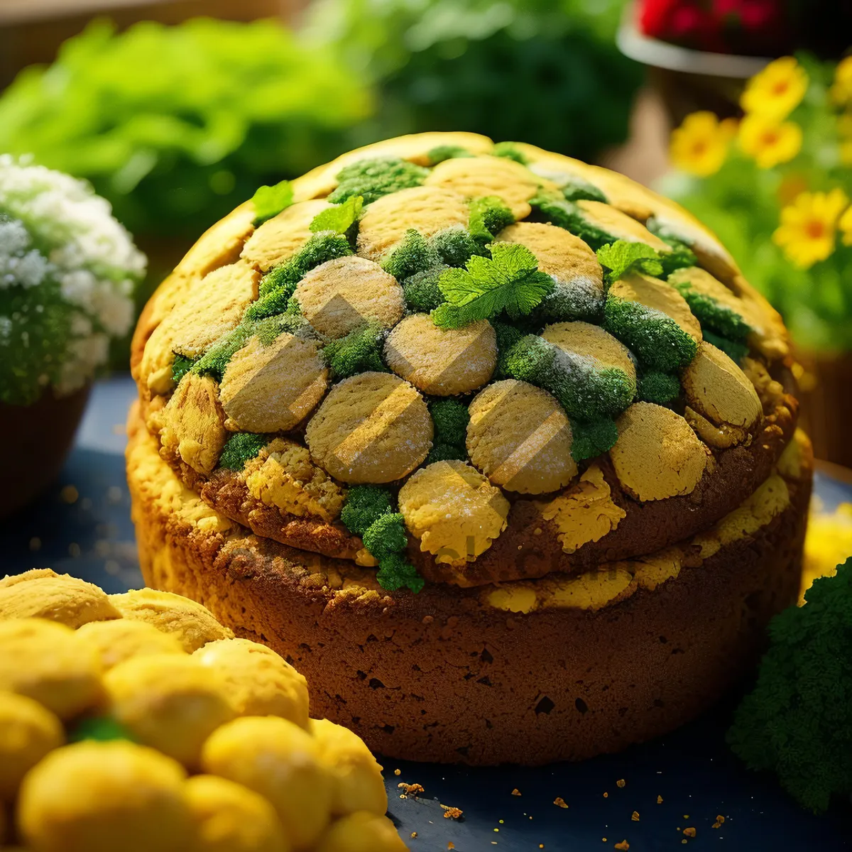 Picture of Fresh and Healthy Assorted Fruits and Vegetables