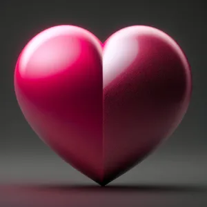 Shiny Heart Icon - Bright and Colorful Symbol of Love