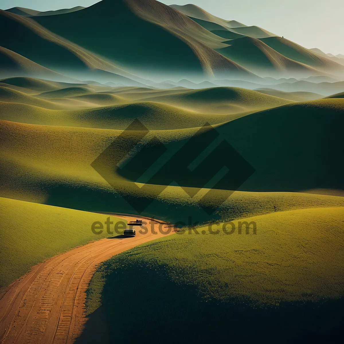 Picture of Sandy Serenity: Majestic Dunes at Sunset