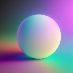 Colorful Shiny Glass Ball Icon