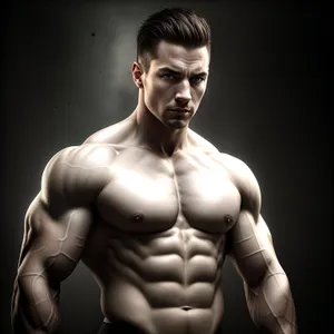 Powerful Muscle Beast: The Ultimate Male Body