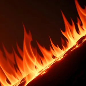 Fiery Inferno: Blazing Heat and Intense Motion