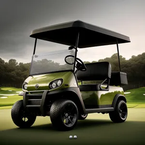 Luxury Golf Car: A Speedy Mode of Transportation for Sports Enthusiasts.