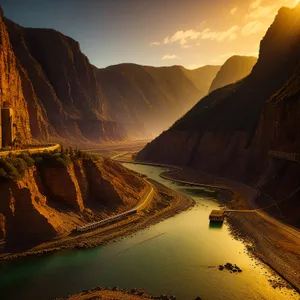 Grand Canyon National Park's Scenic Valley Landscape