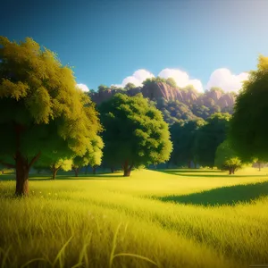 Golden Fields: A Vibrant Rapeseed Landscape