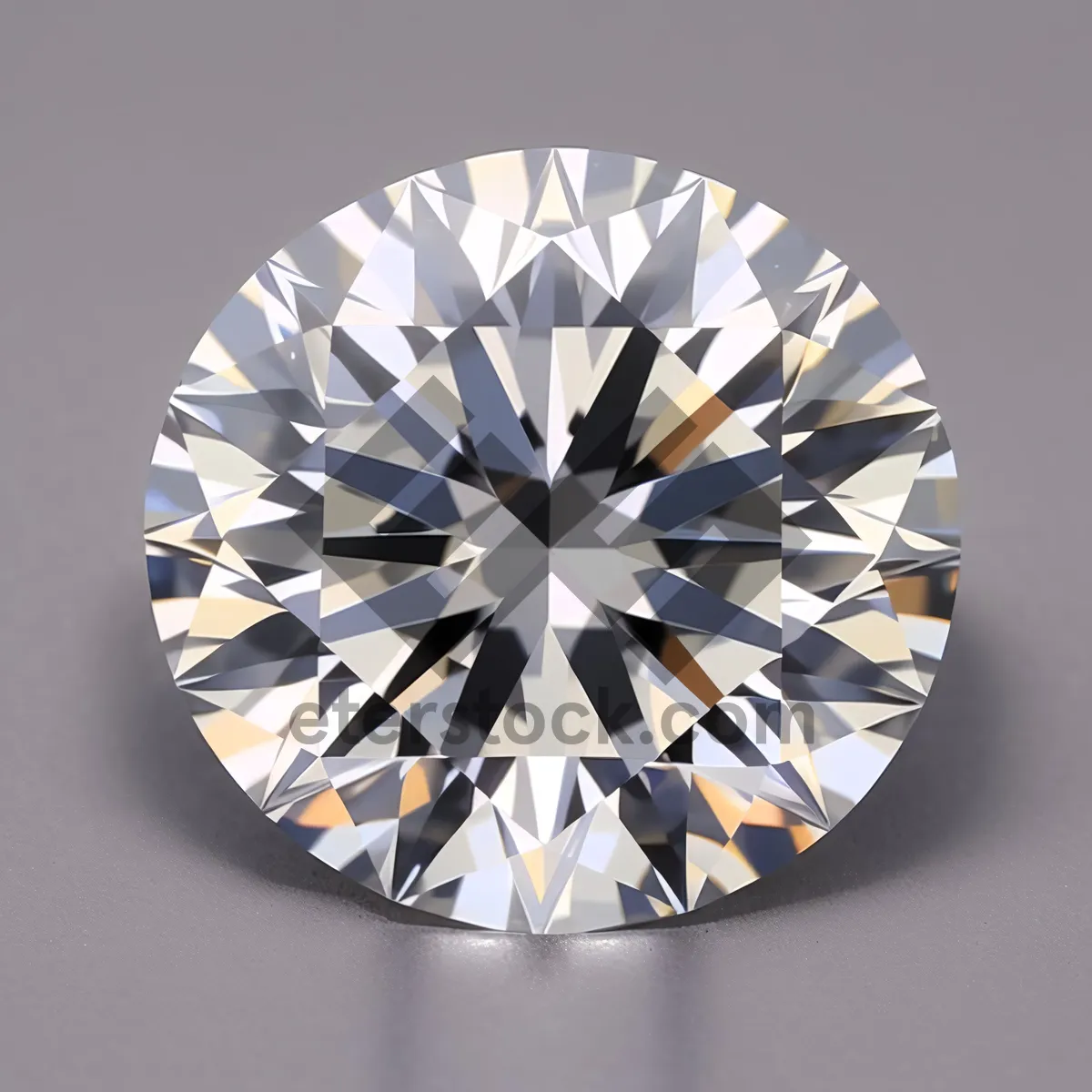 Picture of Sparkling Gemstone: A Brilliant Diamond Crystal