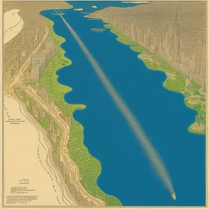 Global Travel Map - Digital Graphic of Earth and Continent Borders