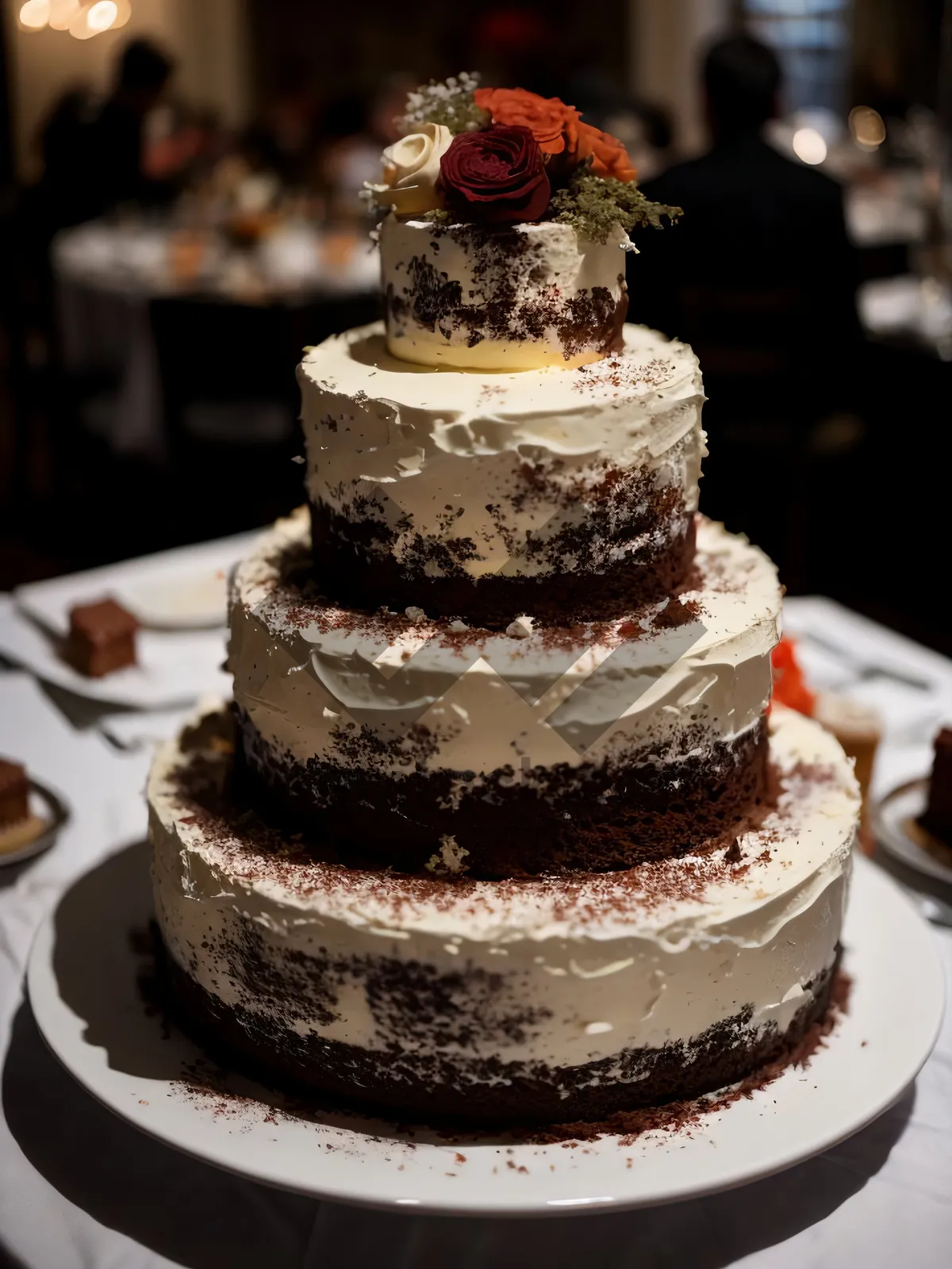 Picture of Delicious Strawberry Cream Cake at Gourmet Bakery