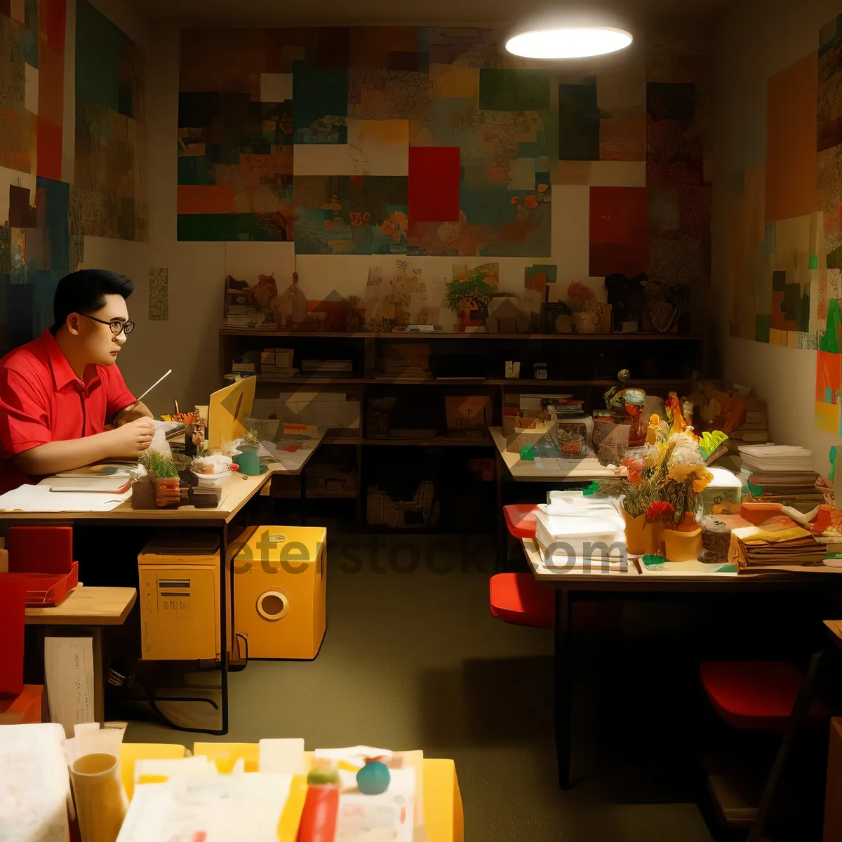 Picture of Professional Team Meeting in Modern Office