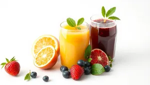 Fresh Fruit Juice Mix with Citrus and Strawberries