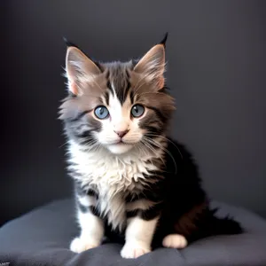 Adorable Kitty with Playful Eyes