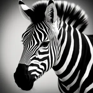 Striped Equine Majesty in South African Reserve