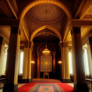 Sacred Hall: Gothic Architecture in Historic Cathedral