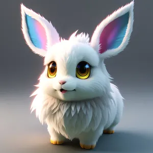 Fluffy Bunny - Cute, Furry, and Adorable Easter Pet