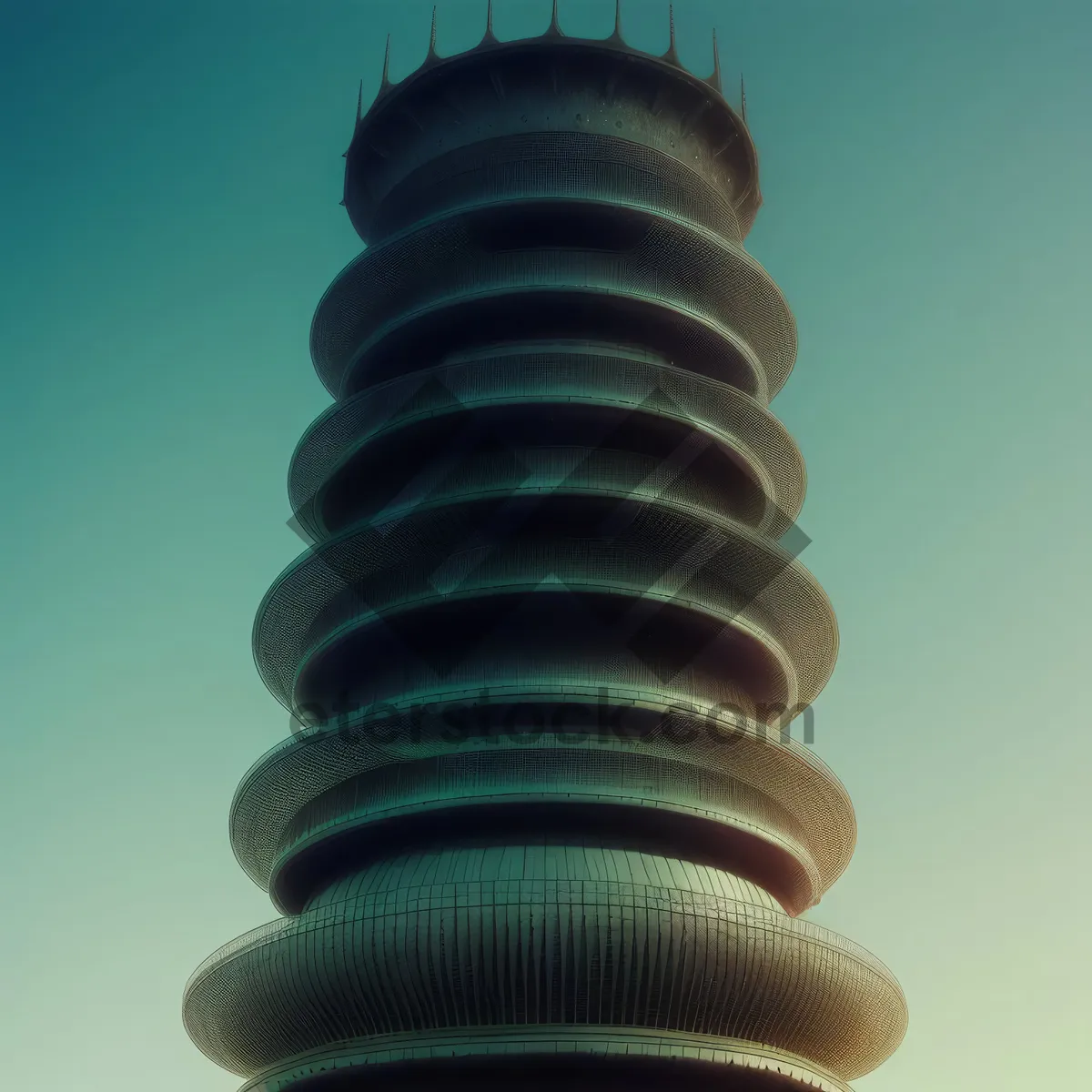 Picture of Coil Spring Stack: The Perfect Balance of Structure and Elasticity