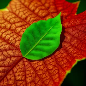 Vibrant Fall Foliage in a Serene Forest