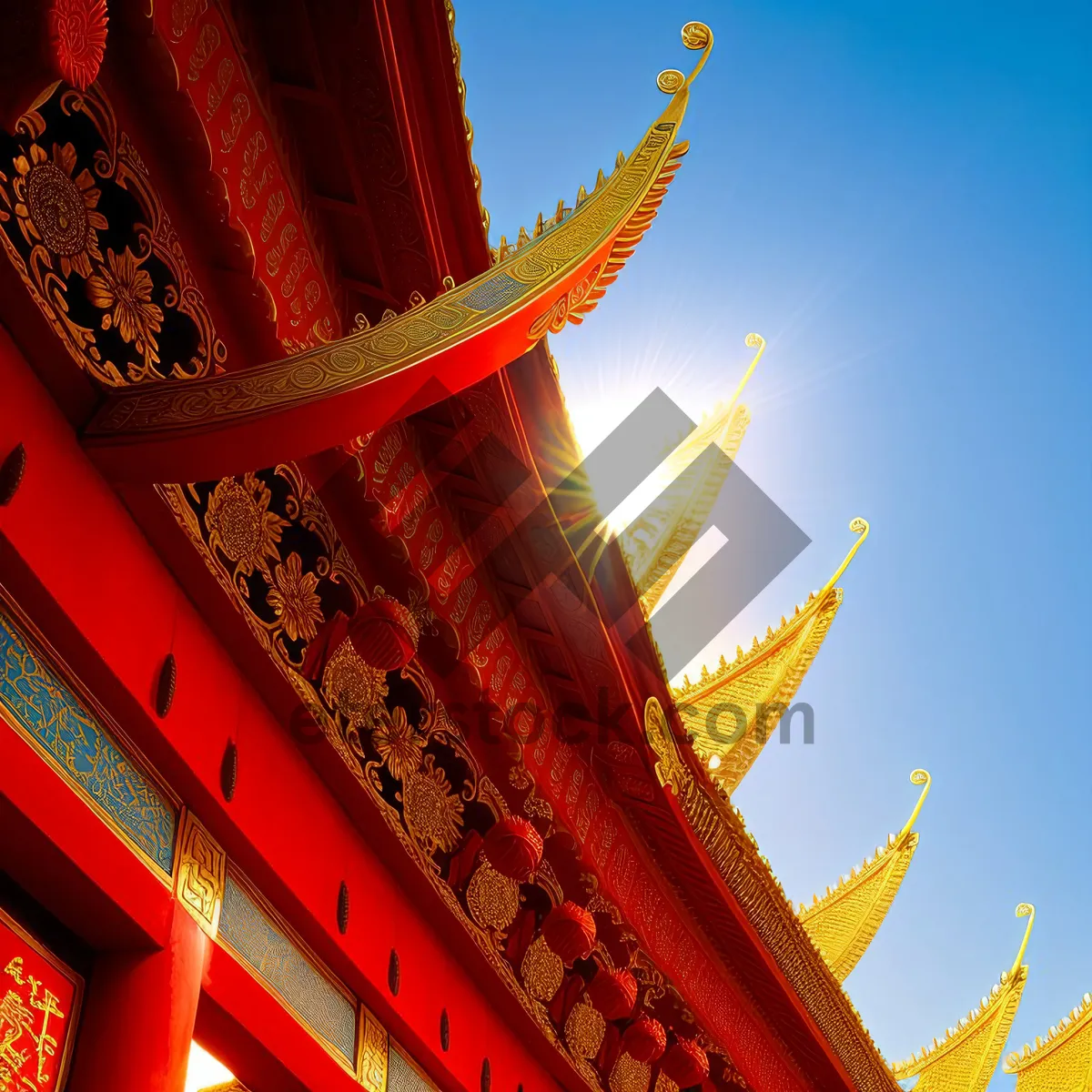 Picture of Golden Capital Basilica: Majestic Symbol of Ancient Chinese Architecture