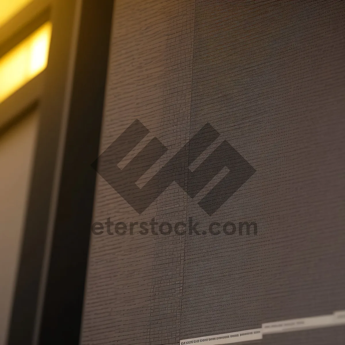 Picture of Textured Window Screen with Metallic Design