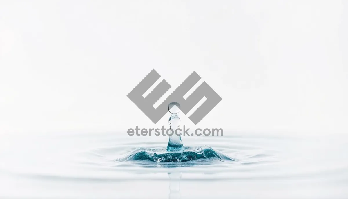 Picture of Clear glass vessel with water droplets