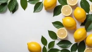 Healthy citrus fruit salad with fresh oranges and lemons