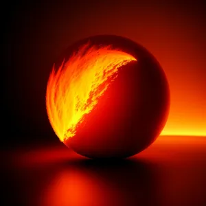 Glowing Colorful Glass Sphere Icon