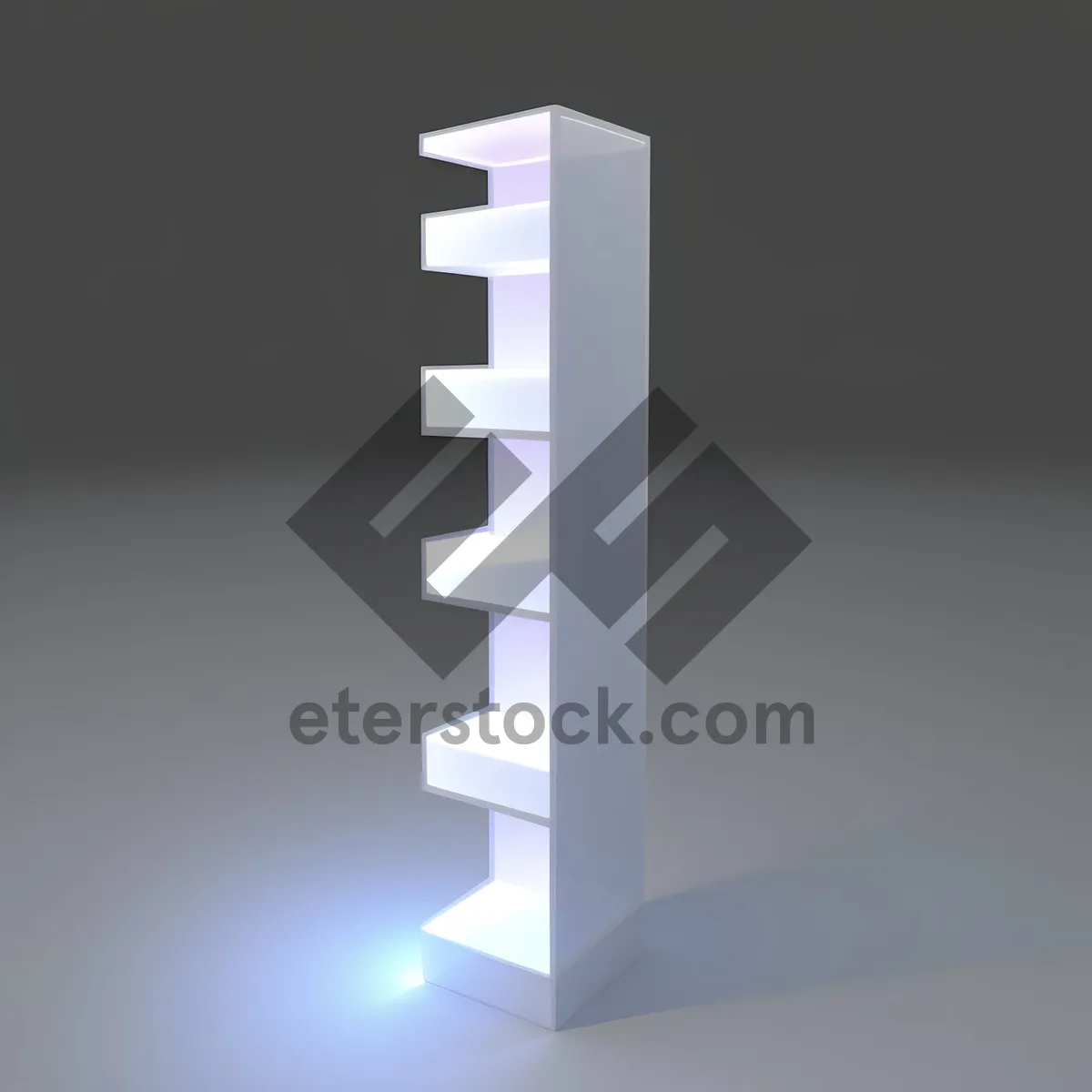 Picture of 3D Symbolic Business Stairs Graphic