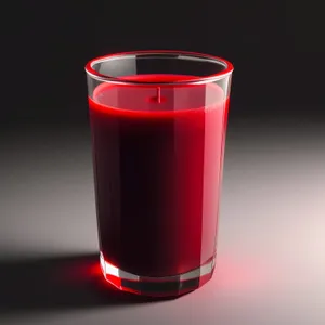 Refreshing Vodka Cocktail in Glass