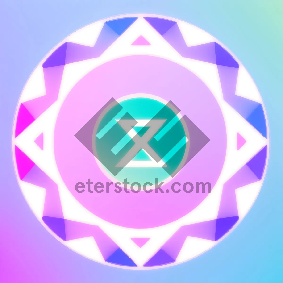 Picture of Shiny Round Button Icon Graphic