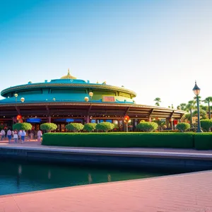 Majestic Island Temple: A Glimpse into Ancient Architecture