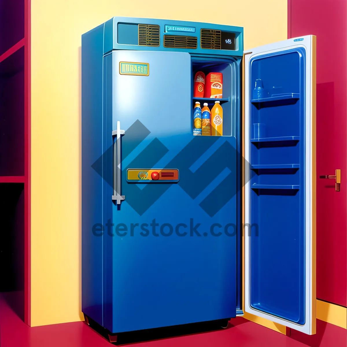Picture of Efficient Business Refrigeration System for Office Vending Machines.