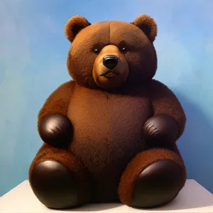 Fluffy Brown Teddy Bear - Valentine's Gift