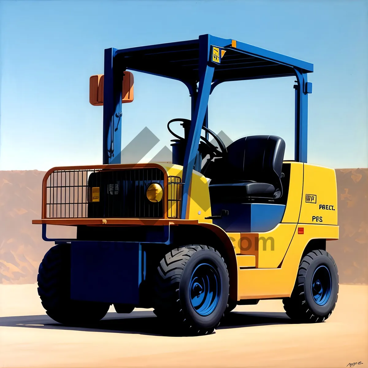 Picture of Heavy-duty Construction Equipment for Efficient Shipping