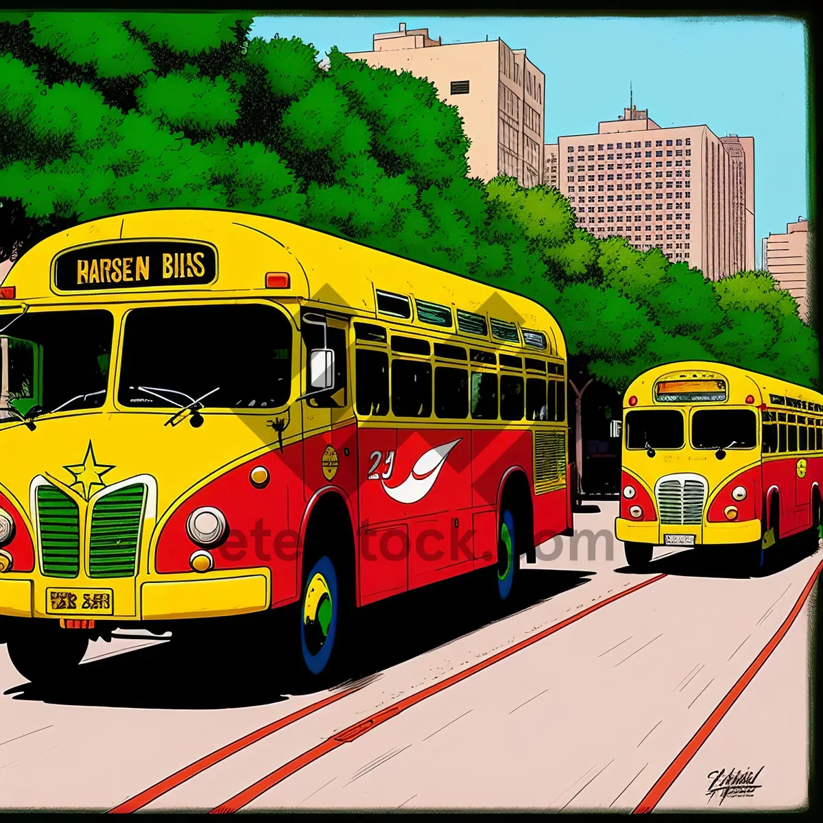 Picture of Fast and Reliable Public Transportation: School Bus