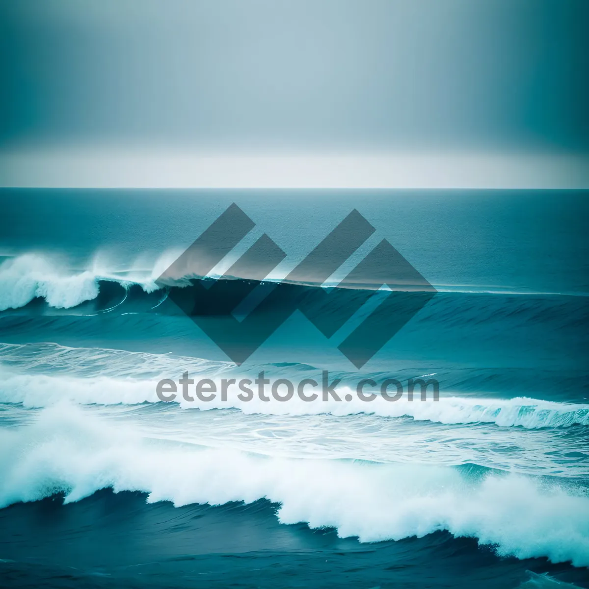 Picture of Serene Sunset Over Tropical Beach
