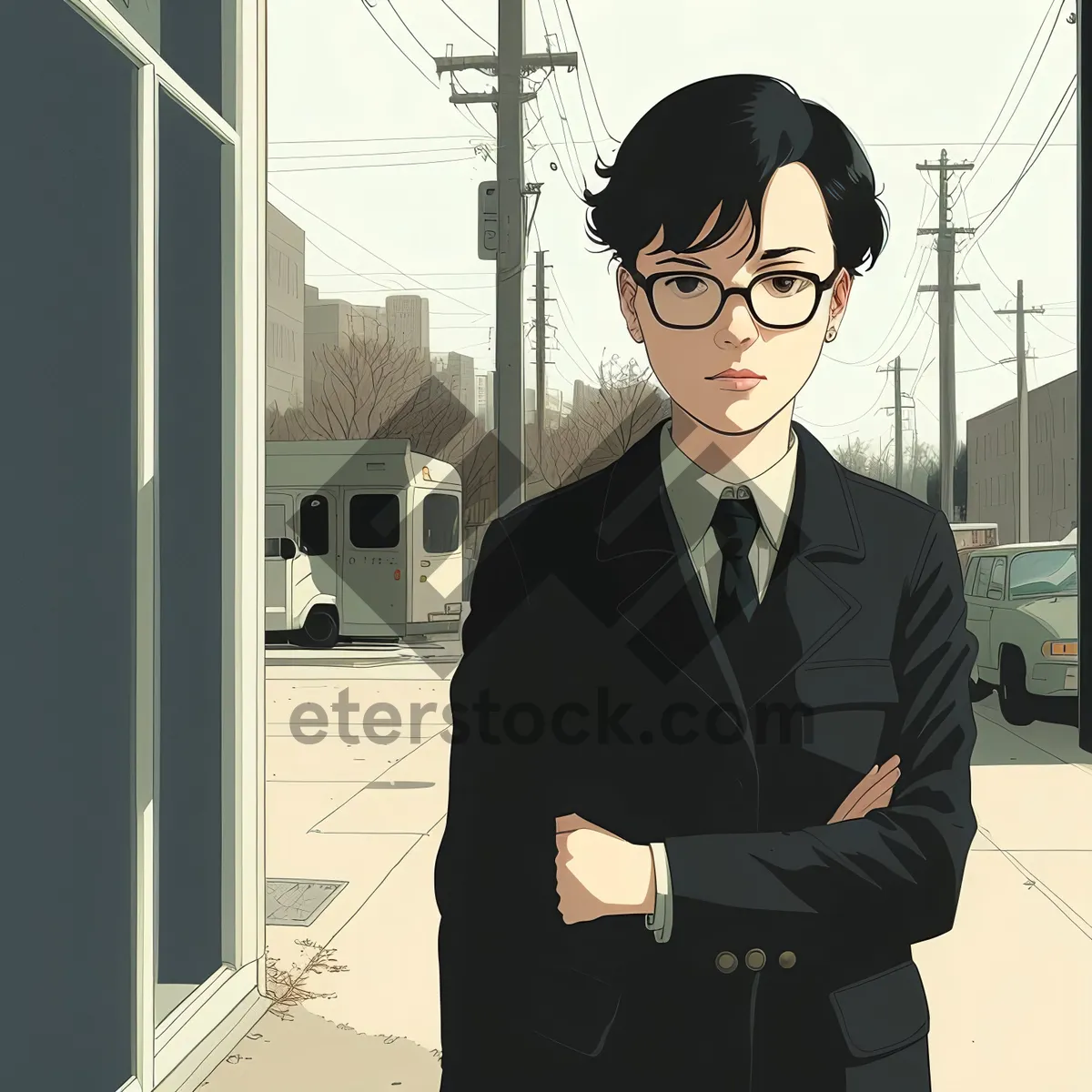 Picture of Confident business team in formal office meeting.