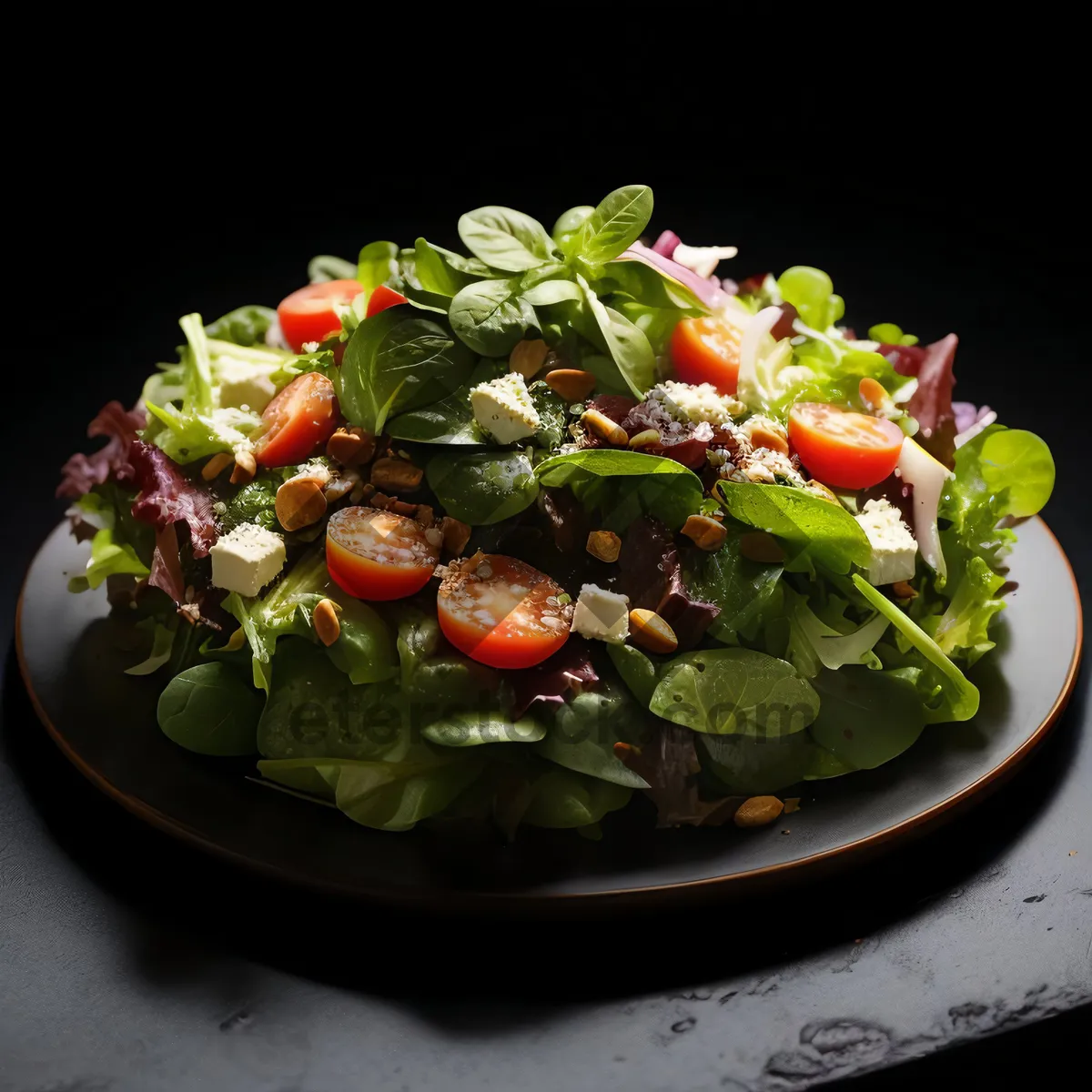 Picture of Delicious Gourmet Salad with Fresh Veggies