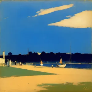Beach Paradise: Sky, Sand, and Crystal Waters