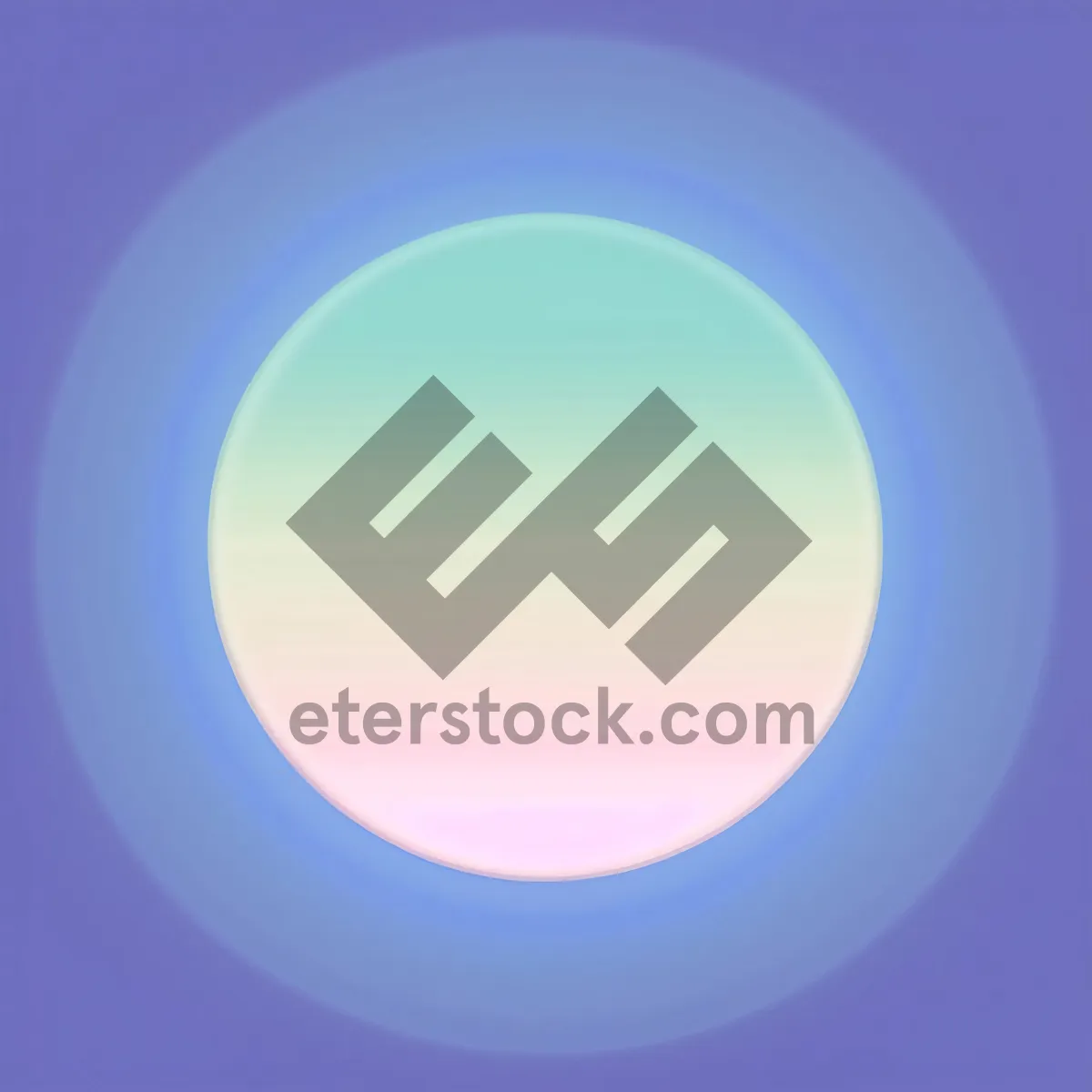 Picture of Shiny Round Icon with Graphic Relief