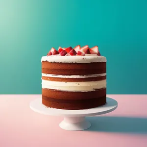 Decadent Berry Cupcake with Pink Frosting