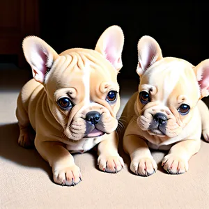 Bulldog Puppy - Adorable Wrinkled Cutie with Brown Expression